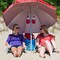 Summer Ultimate Portable Sun Shade Umbrella, Lightweight Adjustable Instant Sun Protection - Pink